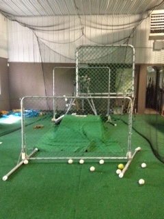 baseball profesional sports pitching and hittng cage tunnel training center